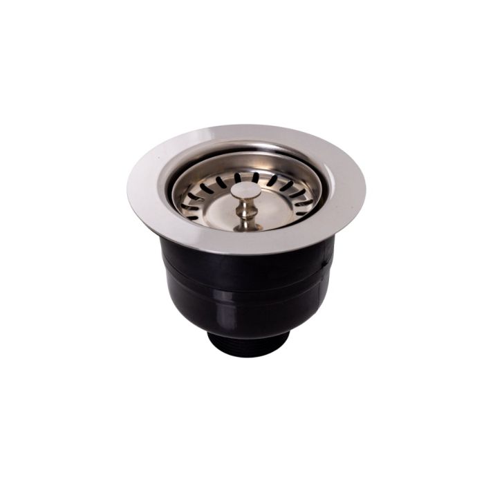 Elite Kitchen Sink Strainer Waste (Polished Steel)