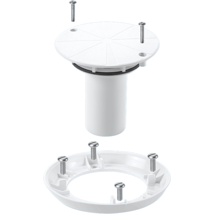 McAlpine Tiled To Sheet Trapped Gully Converter White