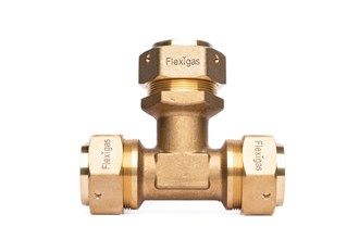 Flexigas TT40, 40mm Equal Tee