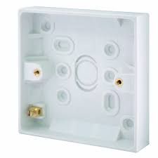 Primaflow Plastic Pattress Box - Single 16mm