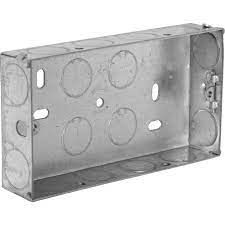 Primaflow Galvanised Metal Box - Double 25mm