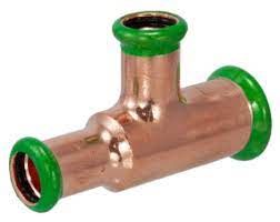 Pegasus Press Fit M Profile Branch Reducing Tee WRAS (35 x 35 x 15mm)