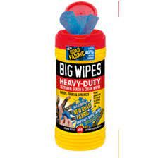 Big Wipes 4x4 Heavy Duty Wipes (Red Lid) (Blue Wipes)