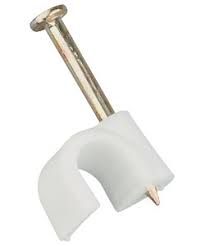 Primaflow Cable Clips - Round 6mm White 100 Pack