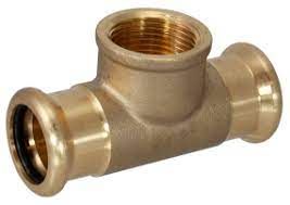 Pegasus Press Fit M Profile Female Iron Tee WRAS (54mm 54mm 1/2 Inch BSP)