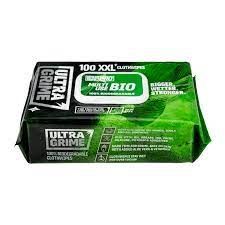 UltraGrime Pro Biodegradable Clothwipes Pack of 100