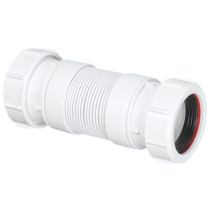 McAlpine Universal Short Flexible Connector (Compression x Spigot) (1.1/4 Inch)