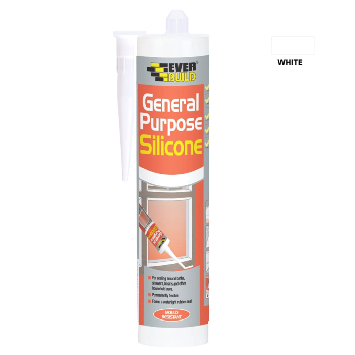 Everbuild General Purpose Silicone (280mL) (White)