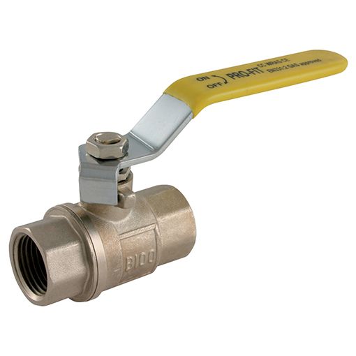 Yellow Lever Full Bore Ball Valve 2