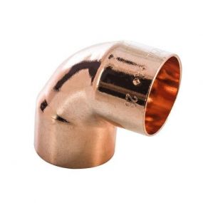 Copper End Feed Elbow (WRAS Approved & EN1254 Compliant)