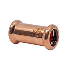 Copper M Profile WRAS Press Fitting 28mm Straight Coupling