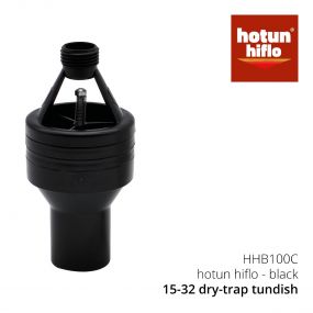 Hotun Hiflo Dry Trap Tundish - Black HHB100C 