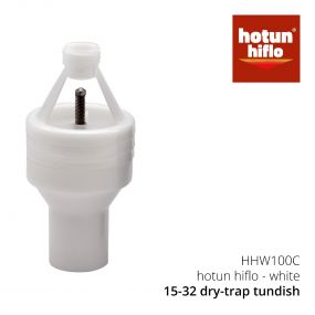 Hotun Hiflo Dry Trap Tundish - White HHW100C 