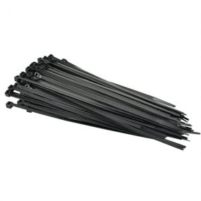 Arctic Hayes Black Cable Ties 2.5MM X 200MM( Pack Of 100 )